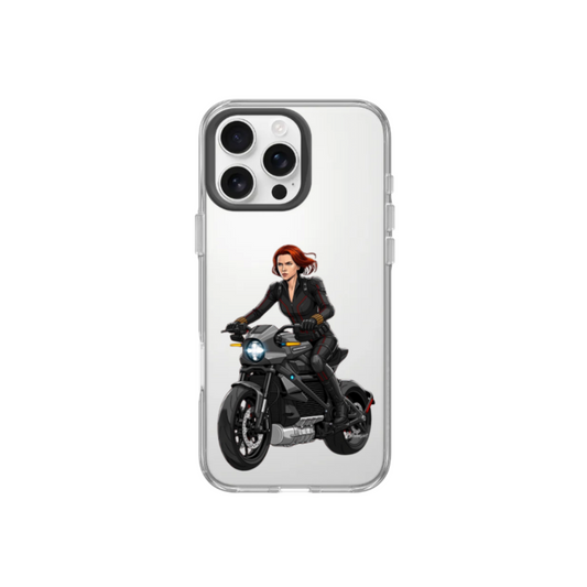 Black widow clear case